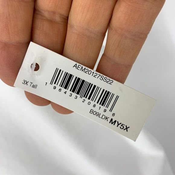 Mens Amazon Essentials White Polo Size 3XT Big & Tall Pic Short Sleeve NWT 3627 - Picture 4 of 9